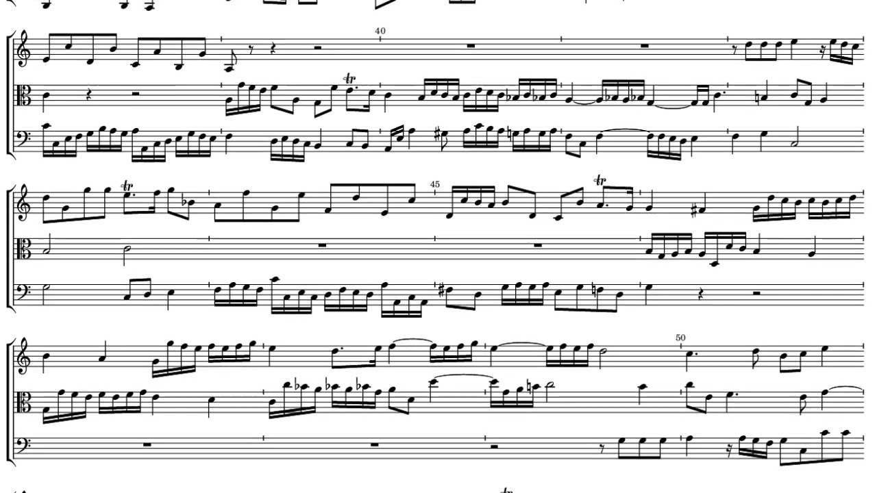 Johann Pachelbel Fuga C Major P.151