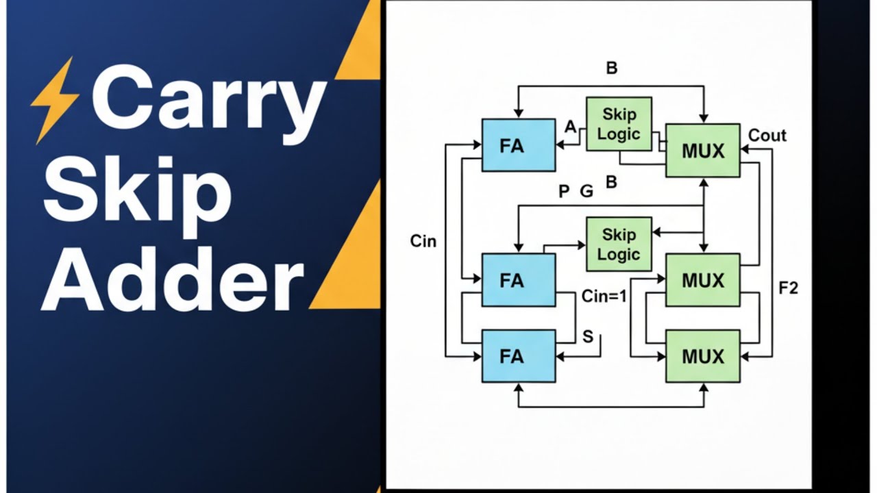 Carry Skip Adder | Fast Binary Addition