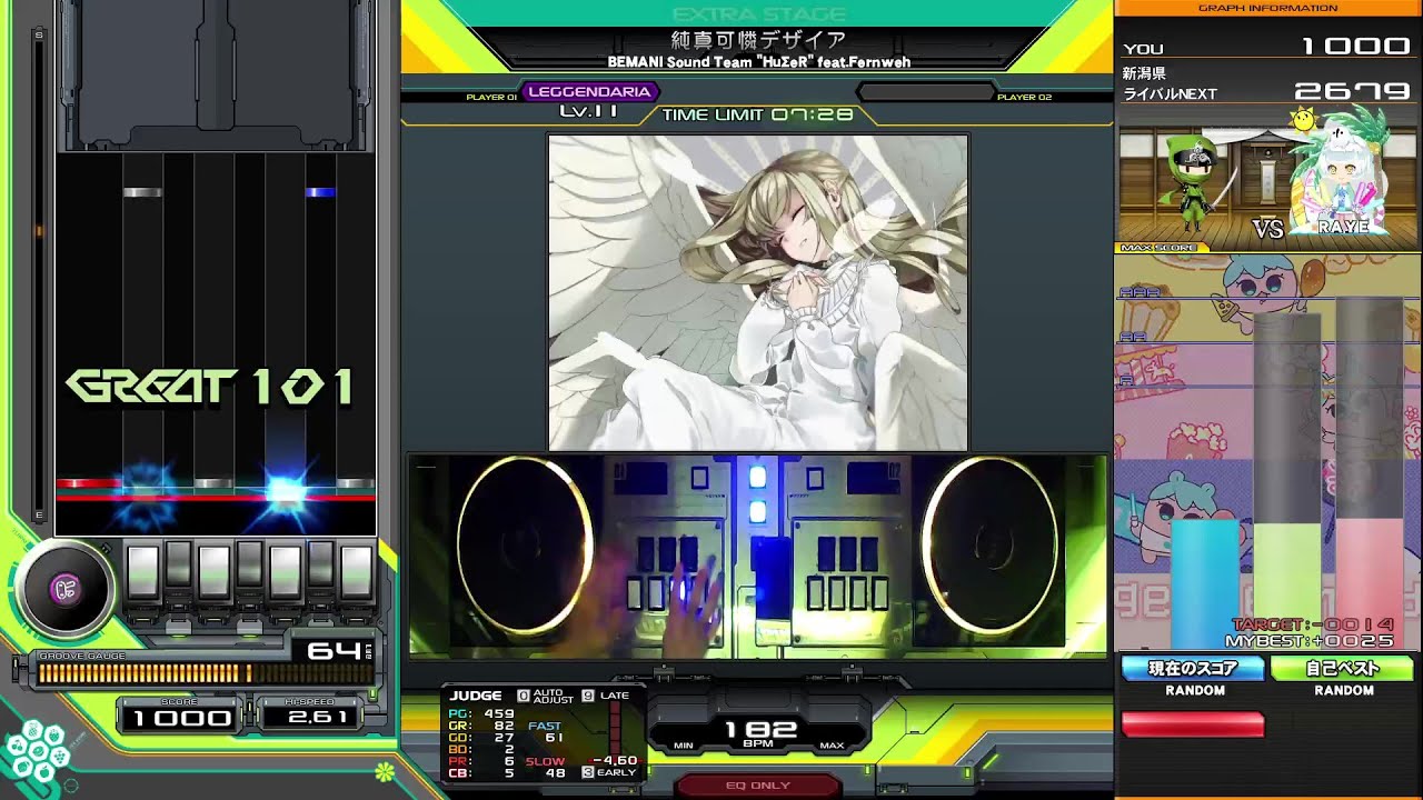 純真可憐デザイア (SPL) / beatmania IIDX 33 Sparkle Shower