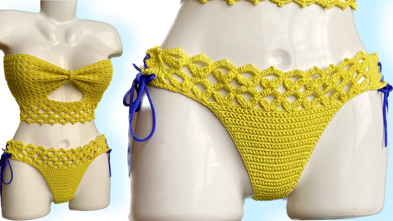 Traje de baño tejido a crochet