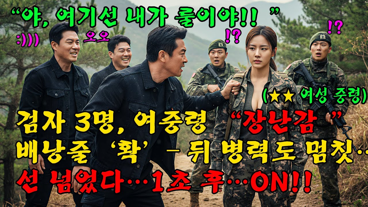 707특임대, 지리산에서 “휴가 여중령” 희롱하던 조폭들에 ‘경고’ 날렸다… 그리고 참교육!l 오디오북 l 감동 l 창작사연 l