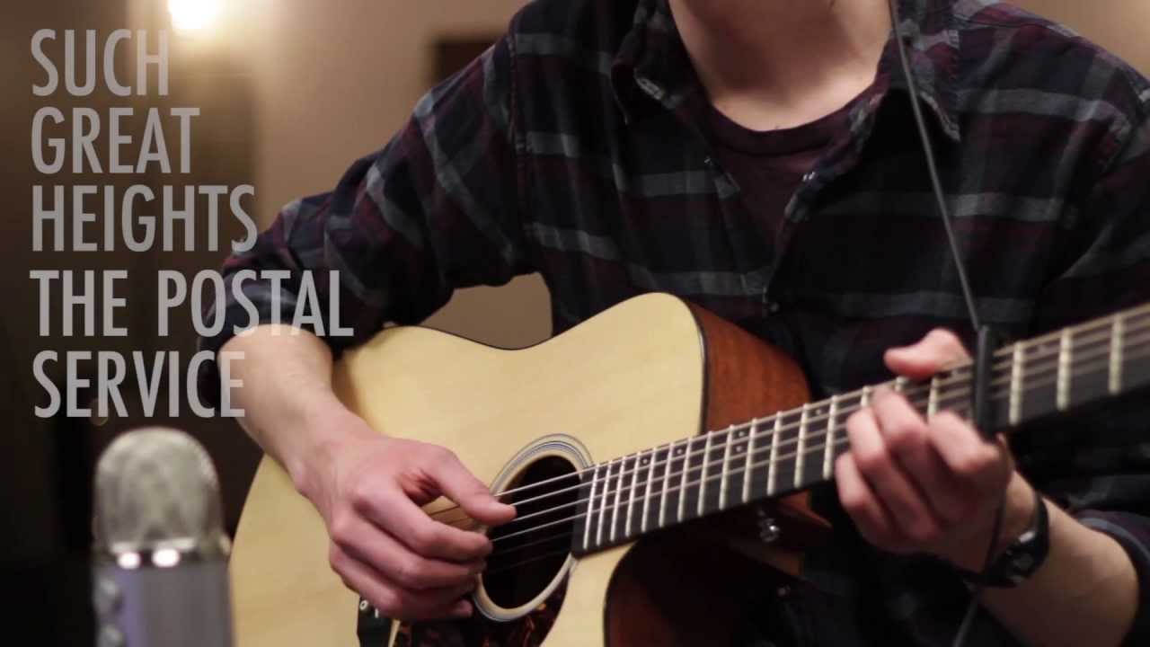 Such Great Heights by The Postal Service (Acoustic Cover)