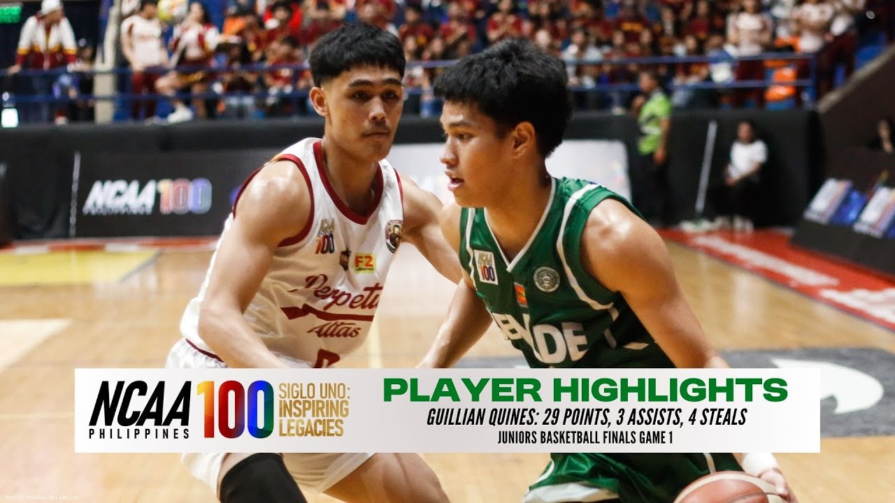 Player Highlights - Guillian Quines (Juniors Basketball Finals Game 1) | NCAA Season 100