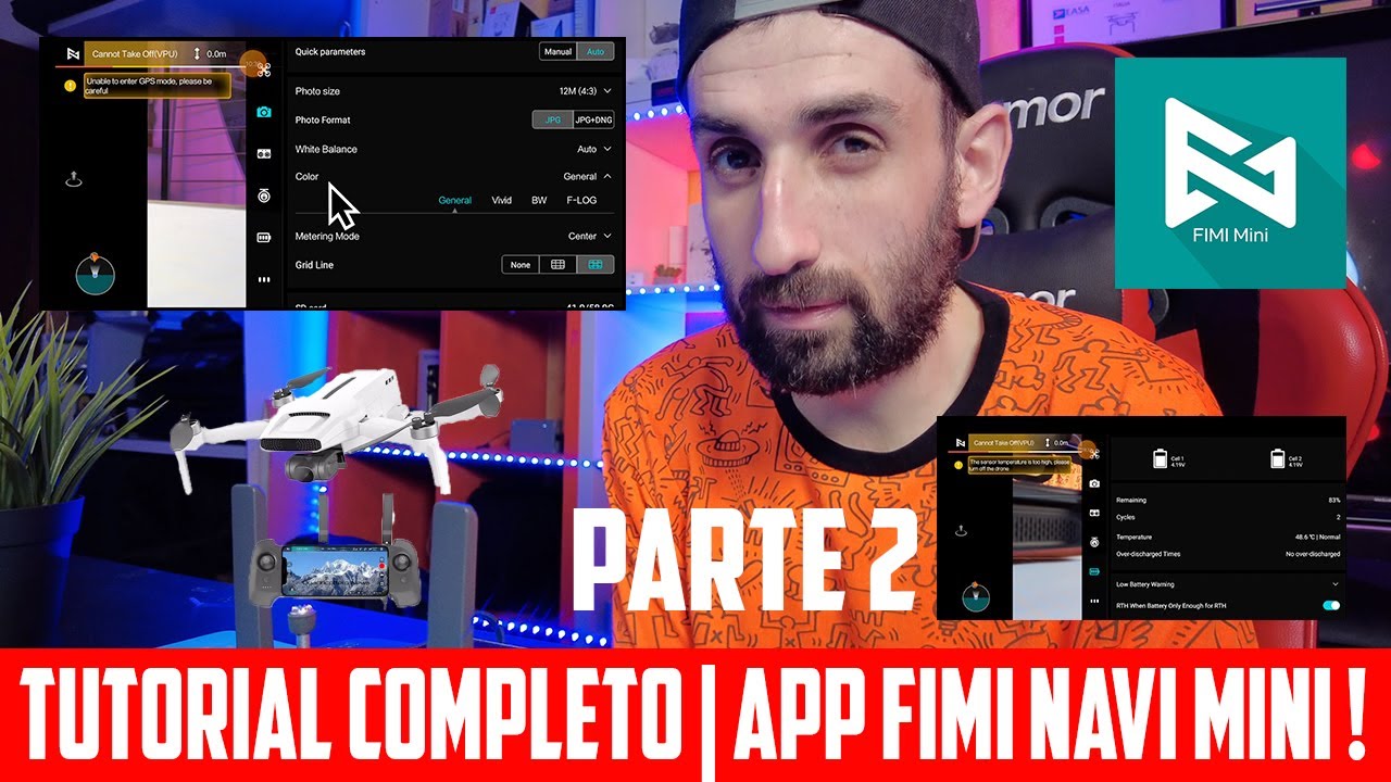 FIMI X8 Mini PRO | Sai usare la sua APP ? | Fimi Navi Mini TUTORIAL ITA Parte 2