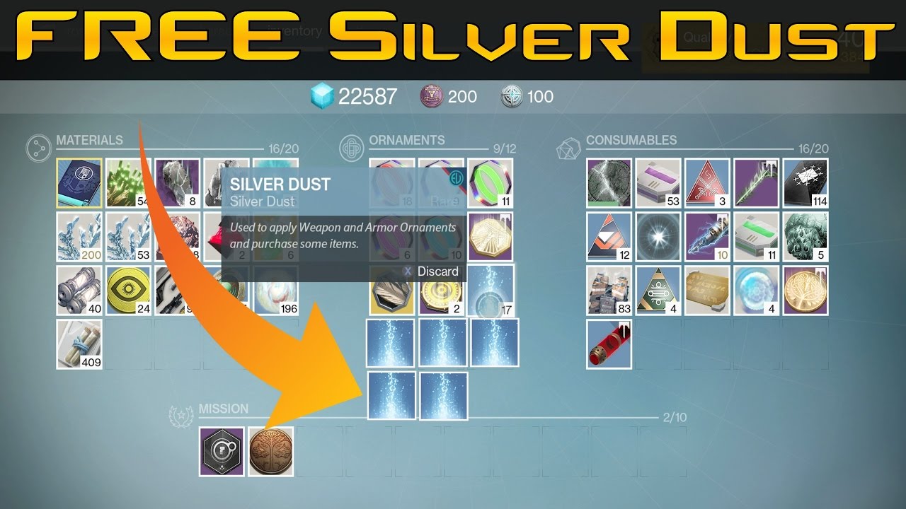 Destiny - How To Get FREE 15 Silver Dust Get It NOW!