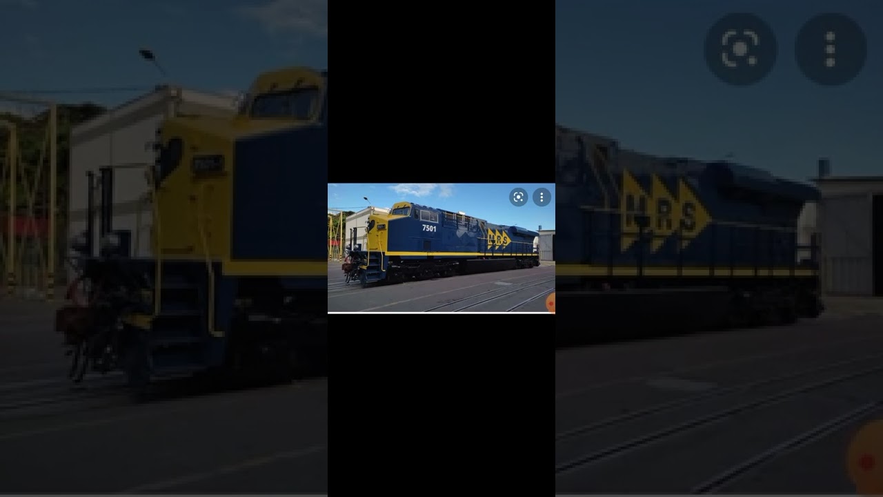 Saiu a nova locomotiva da mrs (wabtec) ES44ACI # 7501.