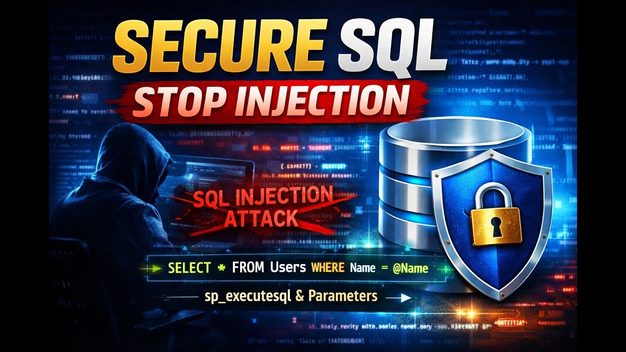 أوقف SQL Injection الآن 🔒 تأمين Dynamic SQL في SQL Server