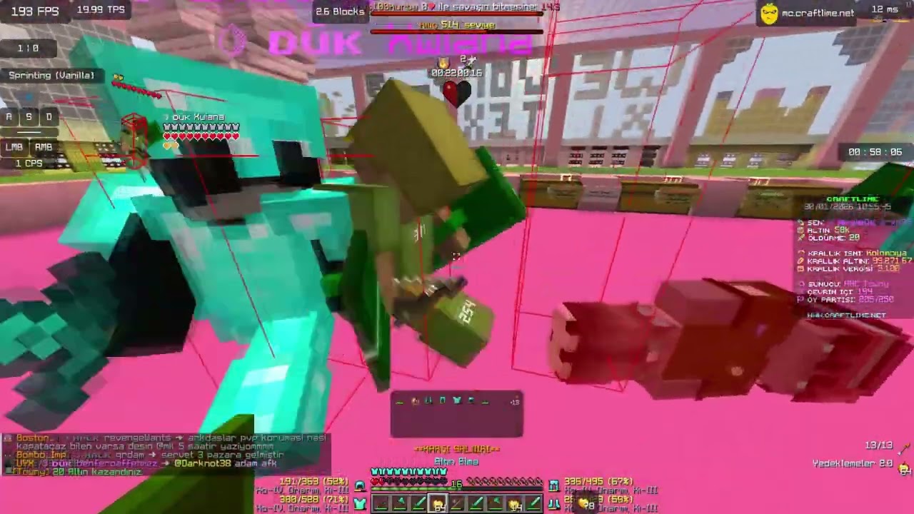 CraftLime Best Elytra Kill Montage (18x ely)