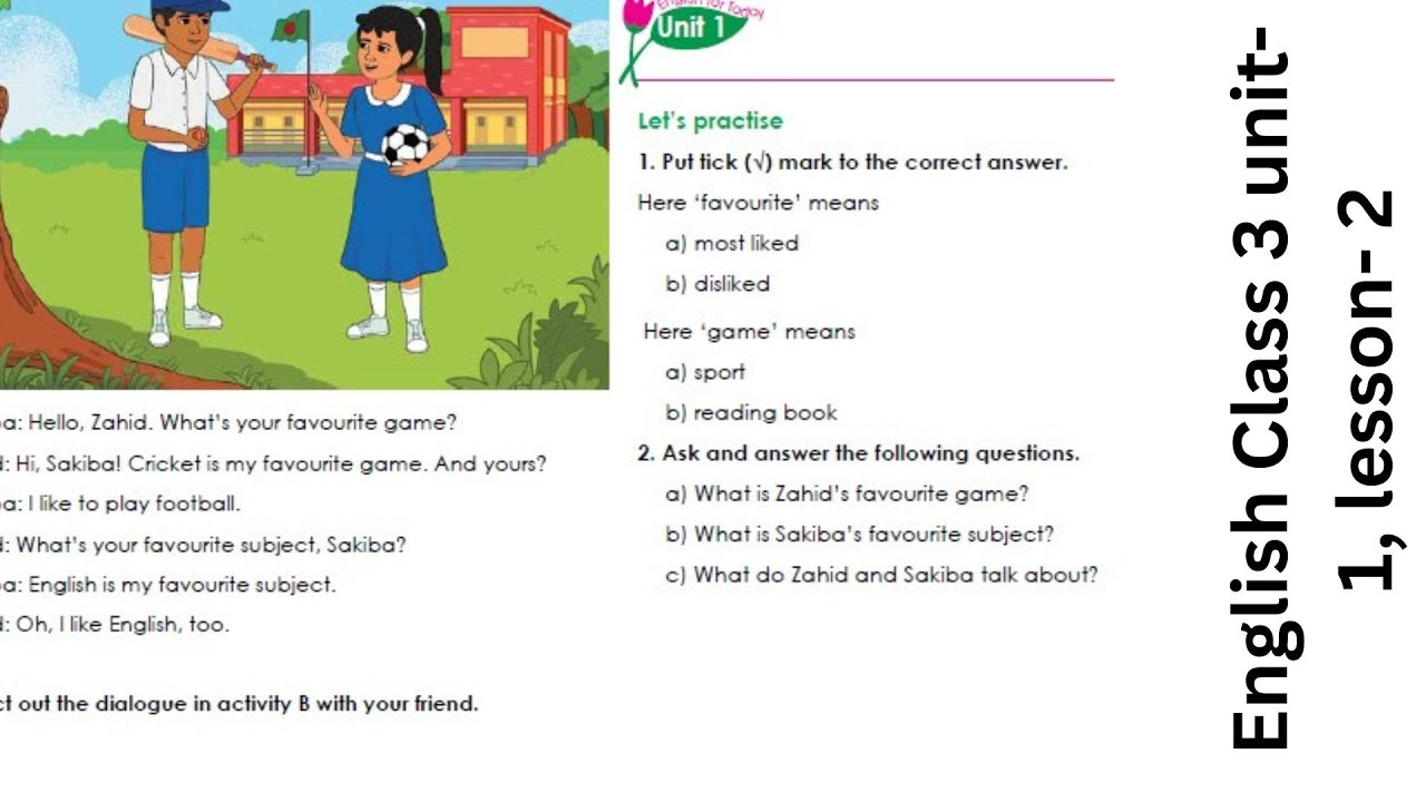 English Class 3 unit- 1, lesson- 2, Page 4-5 New book 2026|| Talking About Myself || ACADEMIA ||