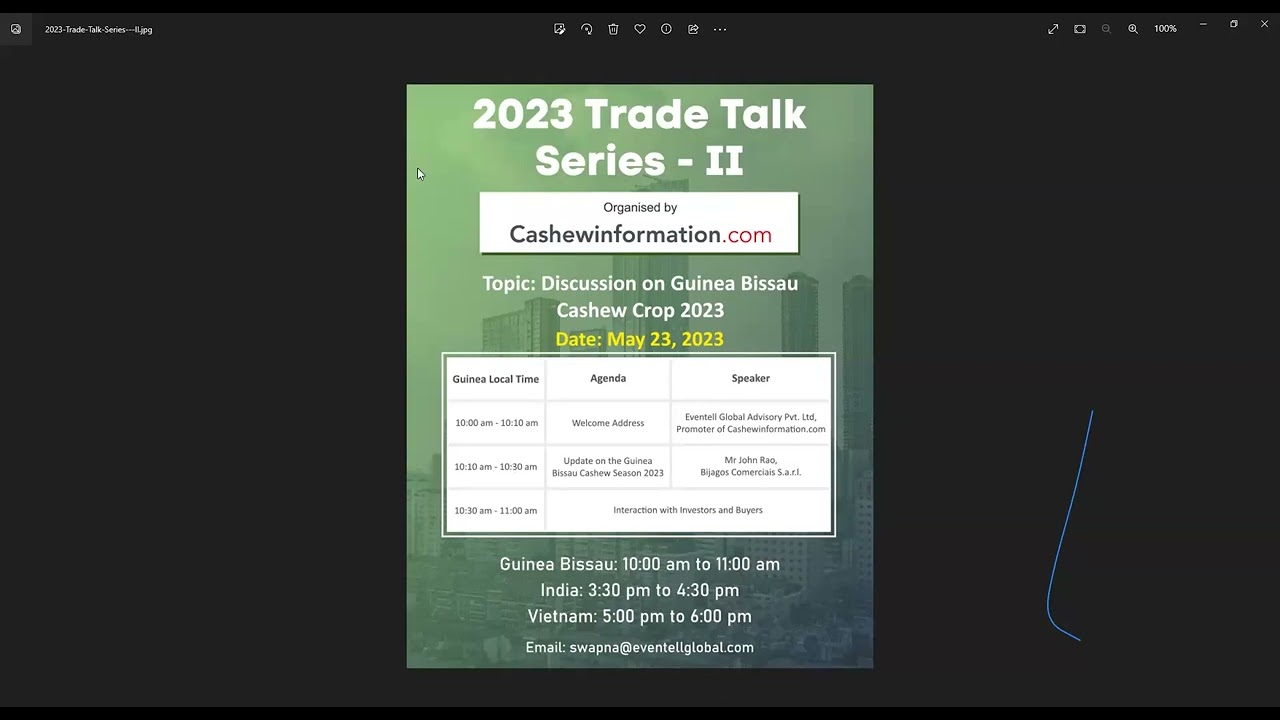 Cashew Trade Talk Series II 2023