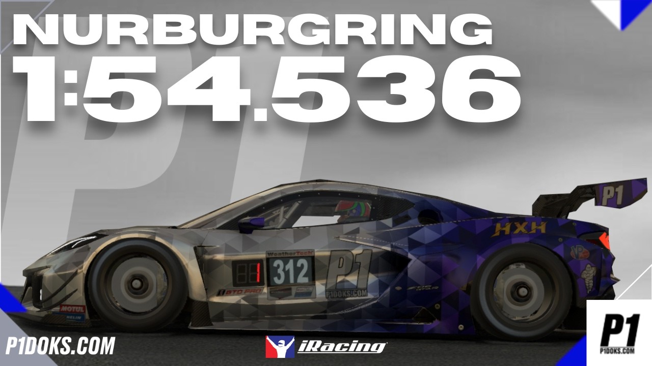 1:54.536 - Corvette GT3 - Nurb GP - GT Sprint -│P1DOKS.COM 26S1 WEEK 11