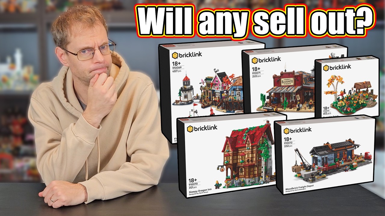 СМЕЛЫЕ прогнозы по 9-й серии BrickLink! (Продажи и обзор наборов)