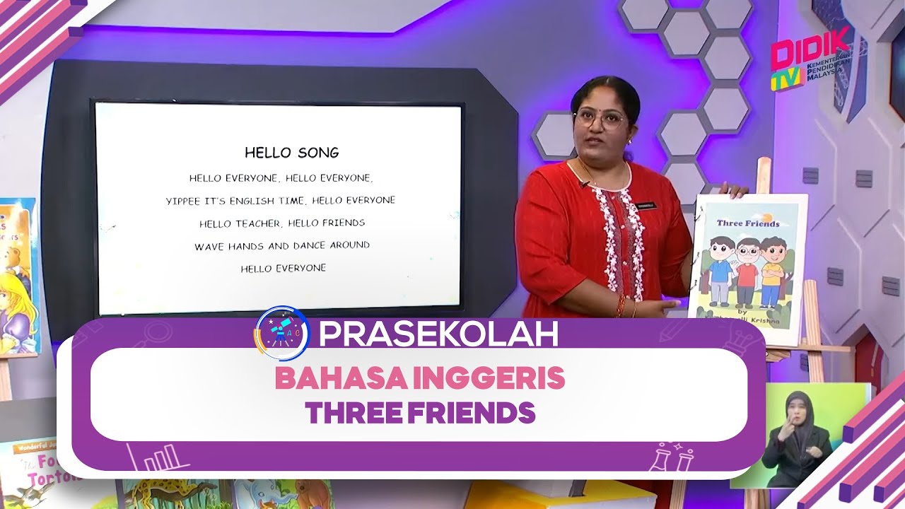 Prasekolah (2022) | Bahasa Inggeris: Three Friends