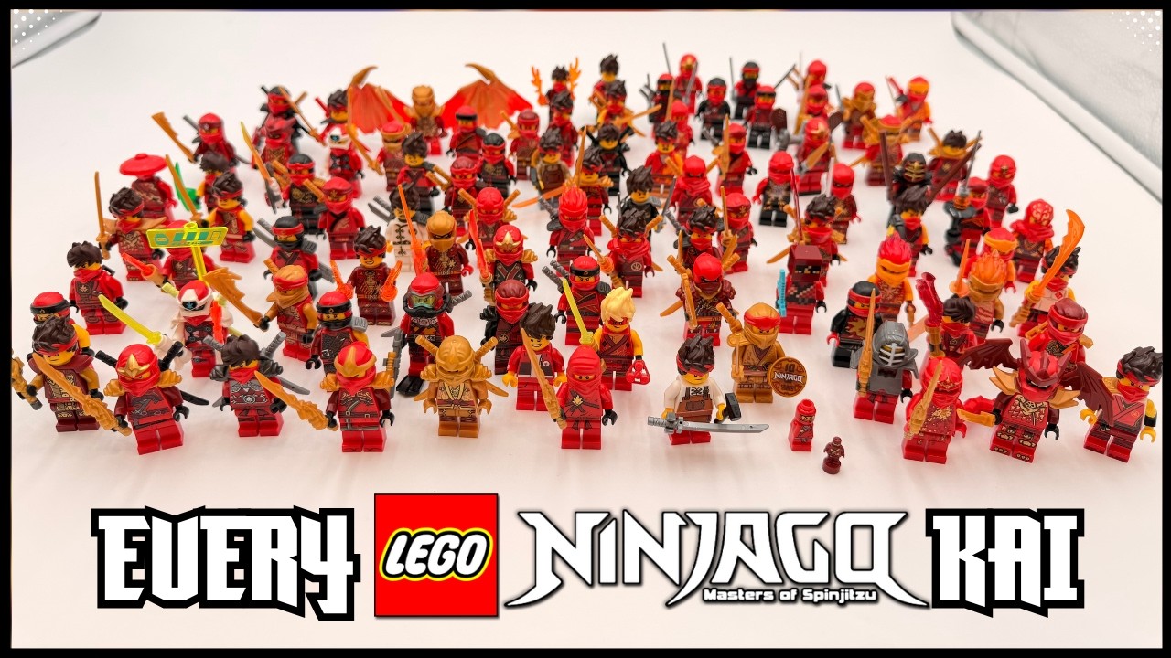 Every Ninjago Kai Minifigure EVER 🔥🔥  (2011-2026)
