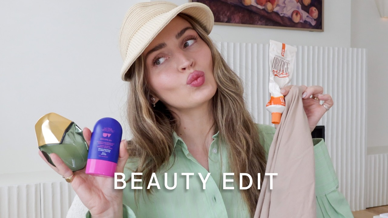 summer beauty edit ☀️ fave spfs + sweaty gal necessities