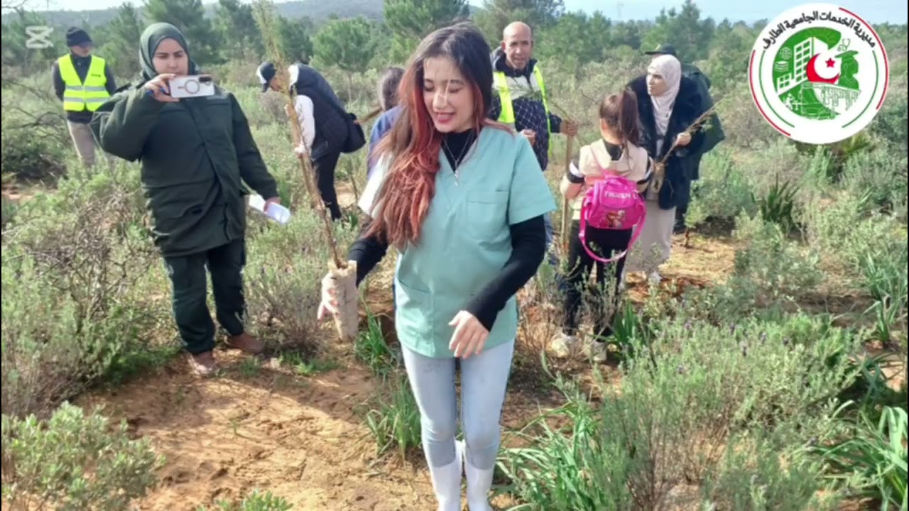 مقتطفات من مشاركة مديرية الخدمات الجامعية الطارف في حملة تشجير