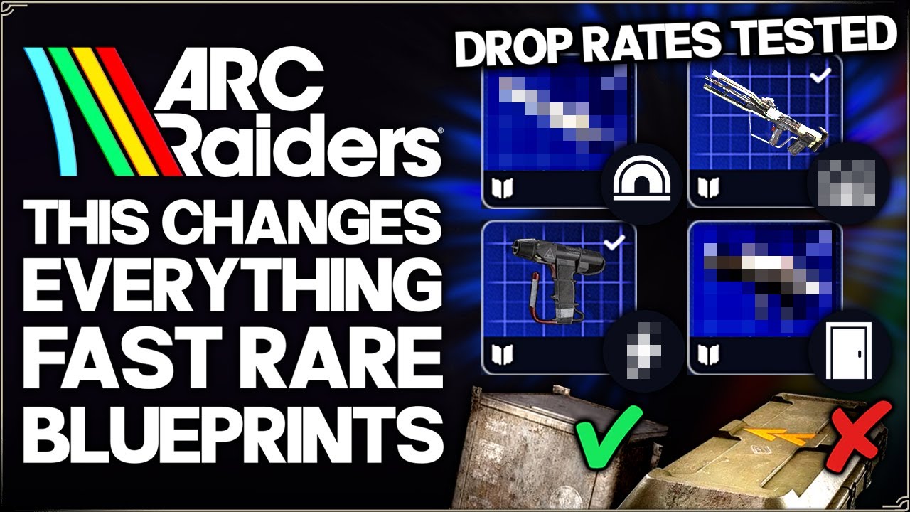Arc Raiders - New MASSIVE Blueprint Discovery - How to Get ALL Rare Blueprints FAST - Best Guide!