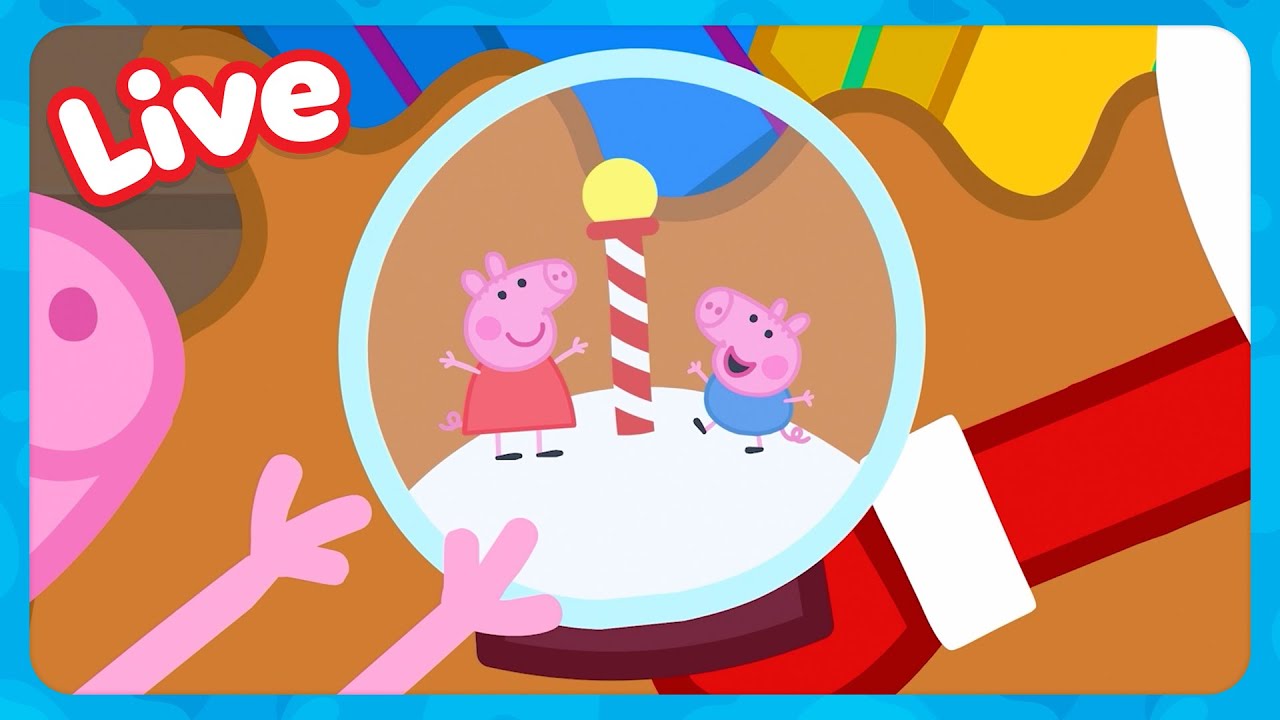 🔴 LIVE! CHRISTMAS With George Pig 🎅🏻 Winter Holiday Fun 🎄 Peppa Pig FULL EPISODES | Kids Cartoons
