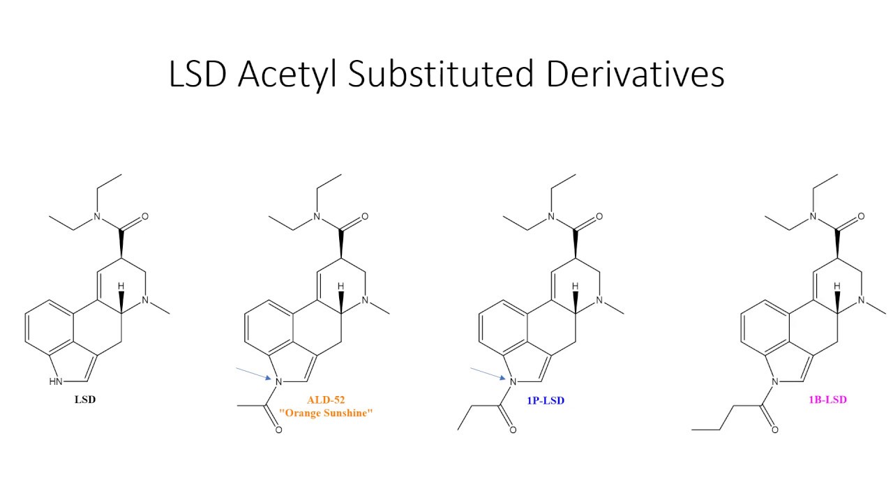 Pharmacological and Biotransformation studies of 1-acetyl-substituted derivatives of LSD