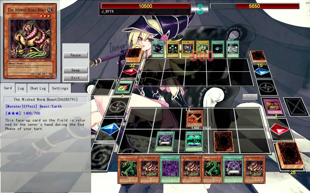 YGOPro Possible Combos 39 The Wicked Worm Beast Infinite Burn/LP OTK