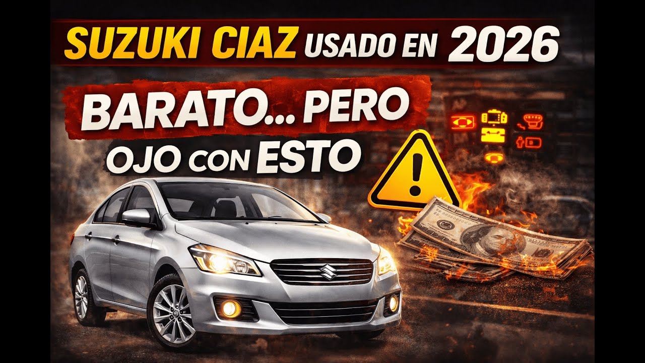 &iquest;Conviene comprar el Suzuki Ciaz usado en 2026? 🚨💸 La verdad que pocos dicen
