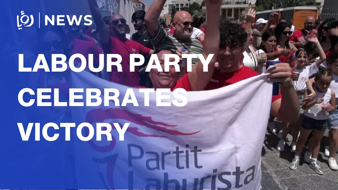 Malta Labour Party celebrates historic election victory
