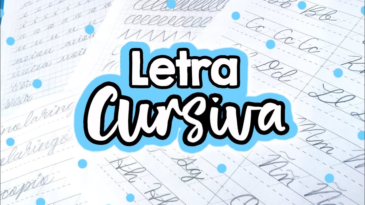 ¿Cómo escribir en letra cursiva? PRINCIPIANTES ✄ Barbs Arenas Art!
