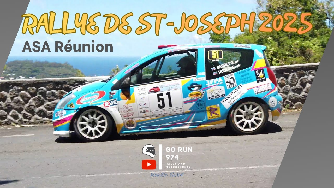 [4k] Rallye / Rally /// Rallye de St-Joseph 2025 /// Action-show /// Réunion / Reunion Island