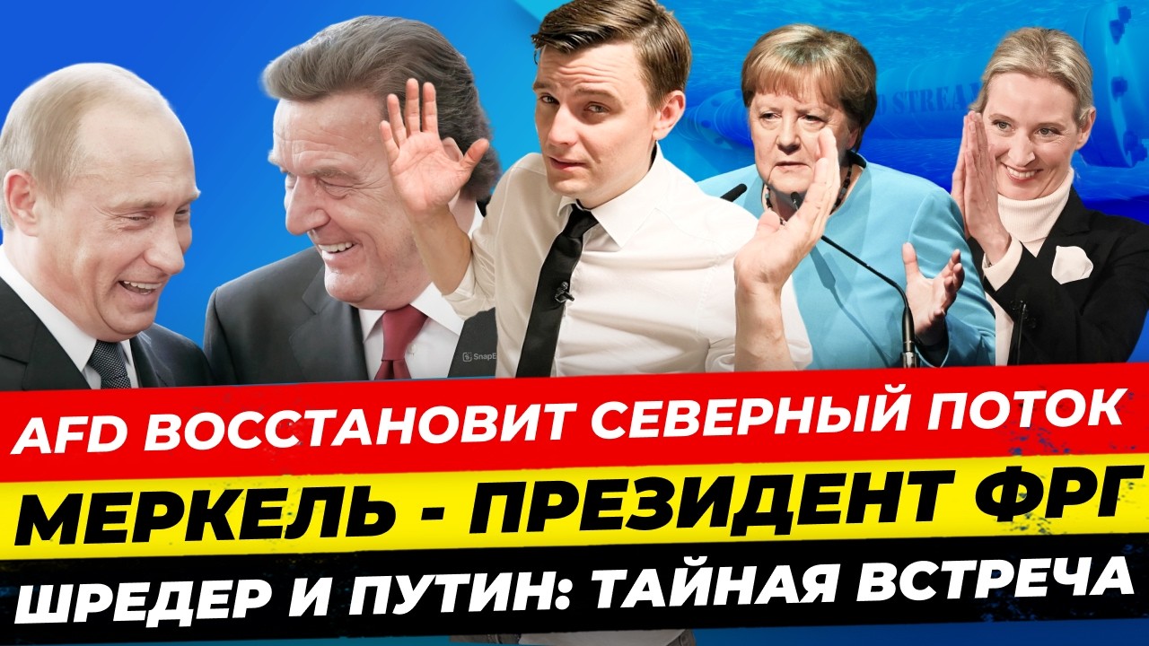 Главные новости 7.06: AfD вернут дешевый газ, Меркель - президент, Армения остается с ЕС Миша Бур