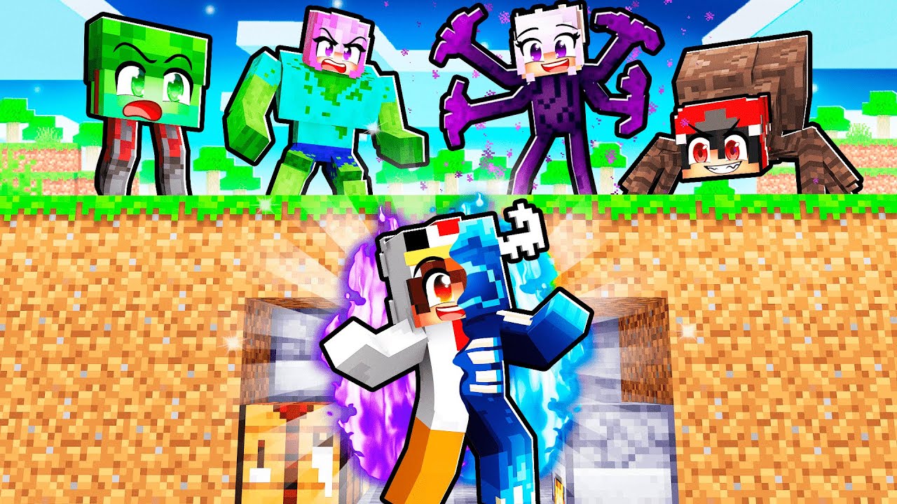 J'ai TRICHÉ en devenant un MUTANT MONSTRE dans ce MANHUNT sur Minecraft !