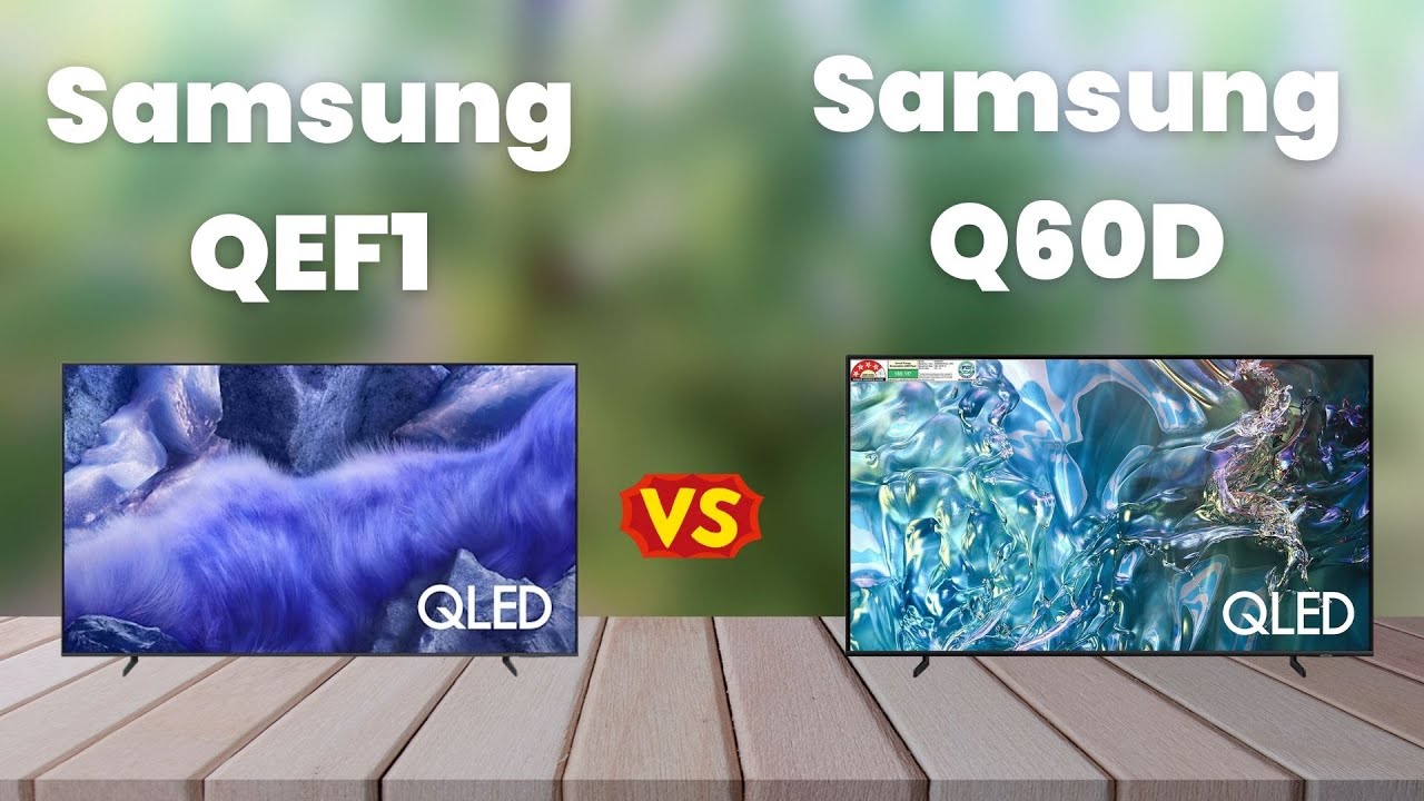 Samsung QEF1 vs Samsung Q60D 🔥 Full Picture Quality, Gaming