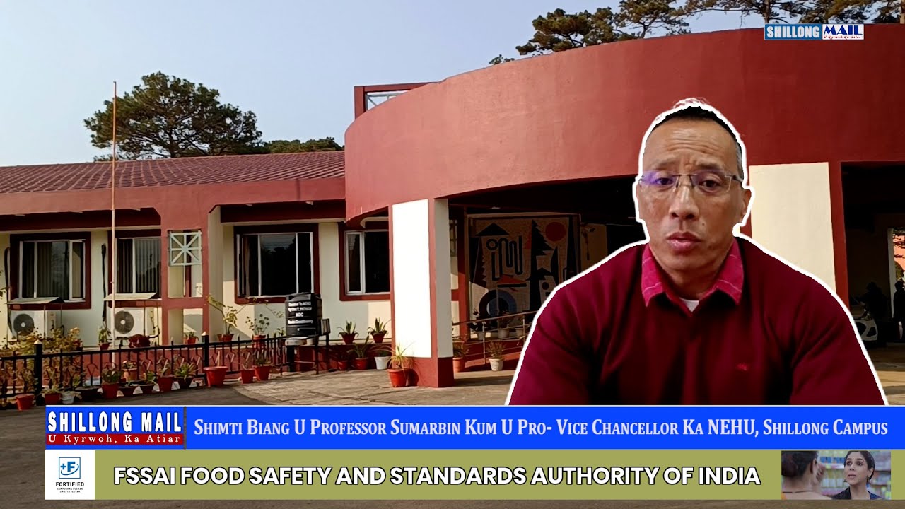Shimti Biang U Professor Sumarbin Kum U Pro- Vice Chancellor Ka NEHU, Shillong Campus