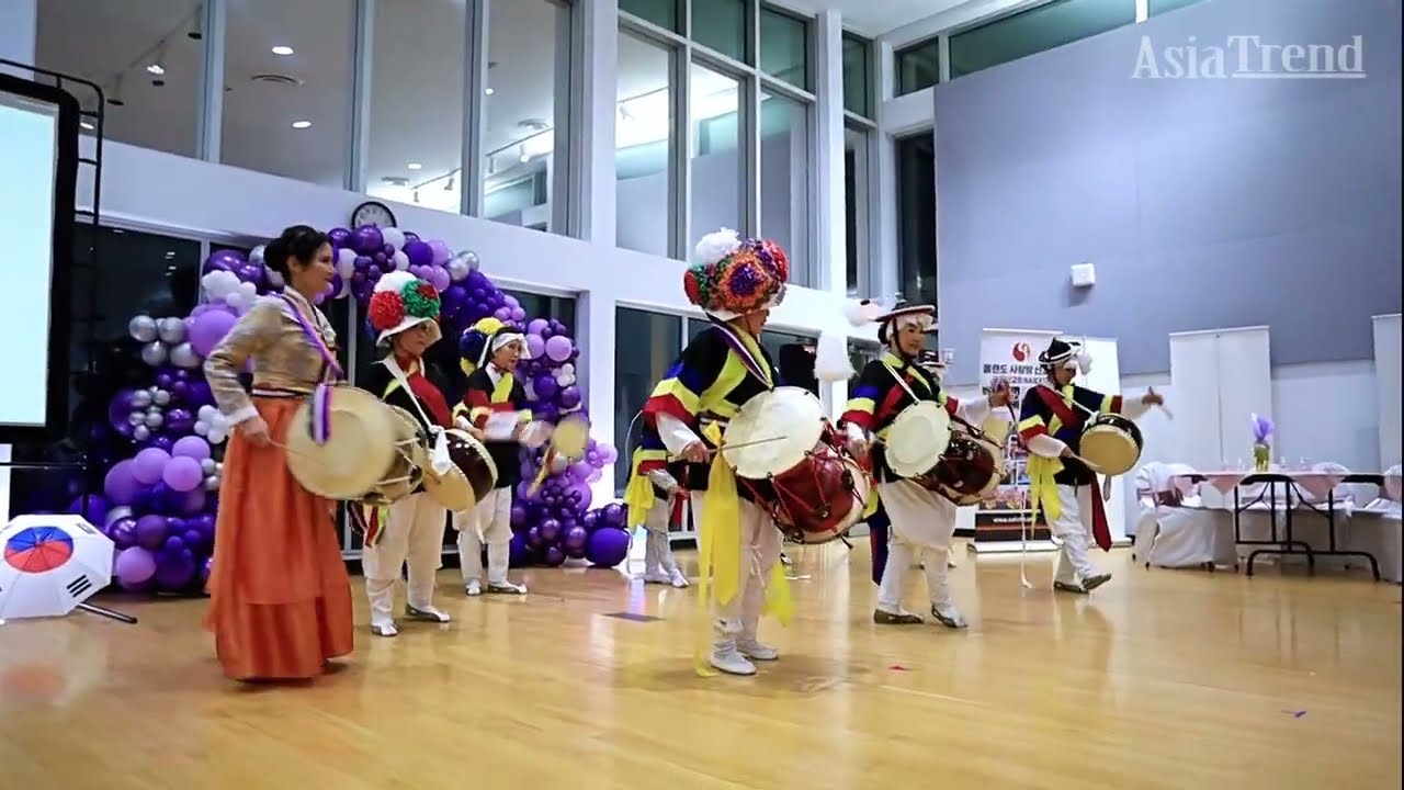 Korean drums performance at the Orlando Sarangbang & NAICFM 4th Annual Fundraising Banquet