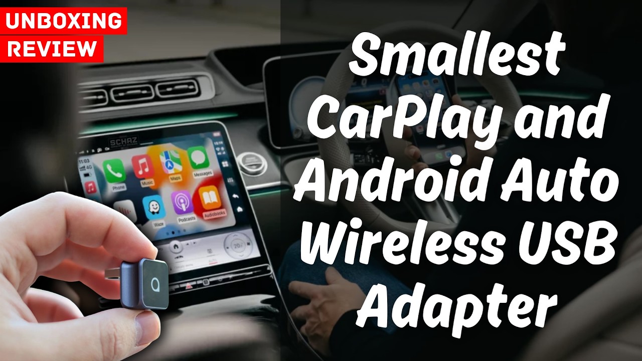 Smallest Wireless CarPlay & Android Auto USB Adapter |  Ottocast Mini Cube 3.0  | UNBOXING REVIEW