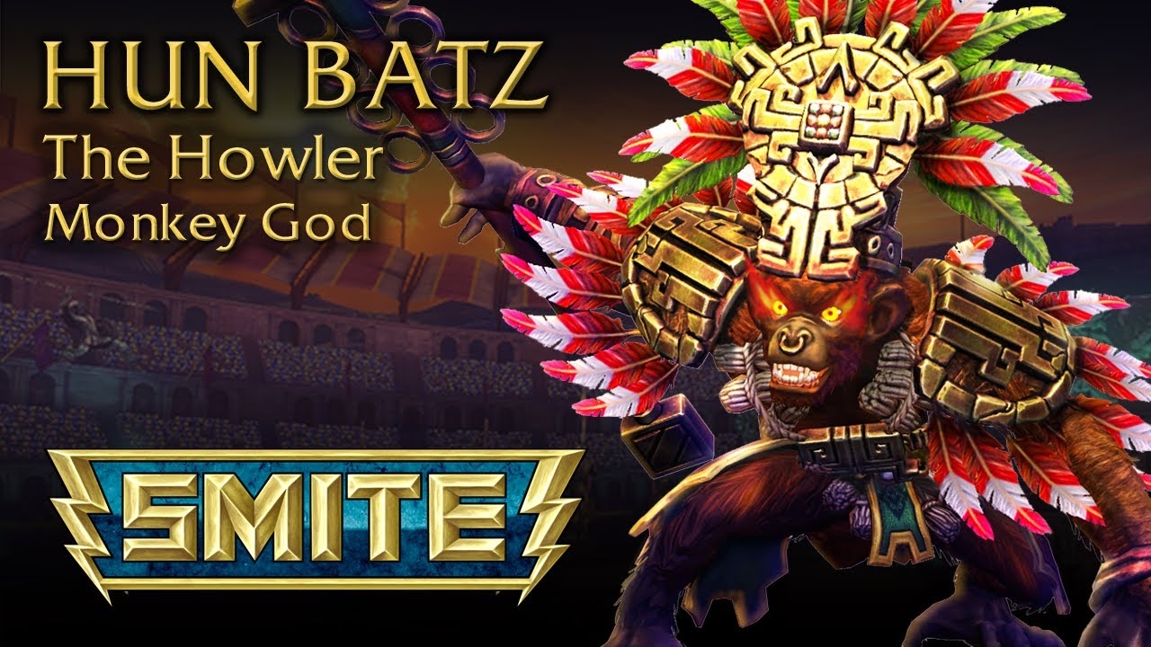 Smite Season 4 first time Hun Batz Arena gameplay ~no commentary~