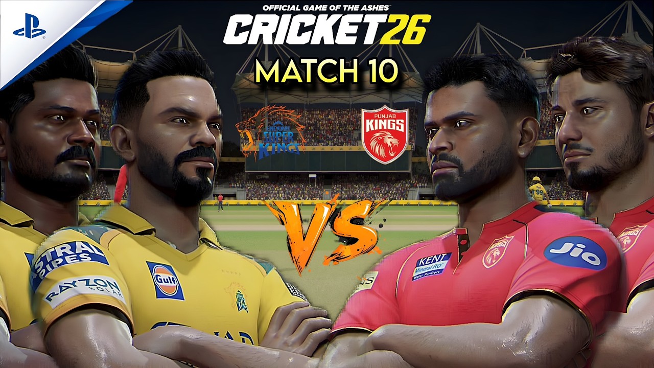 IPL 2026 as CSK 💛 | Match 10 | CSK vs PBKS | Playoff Hopes & Chepauk Thriller 😮‍🔥 | Cricket 26