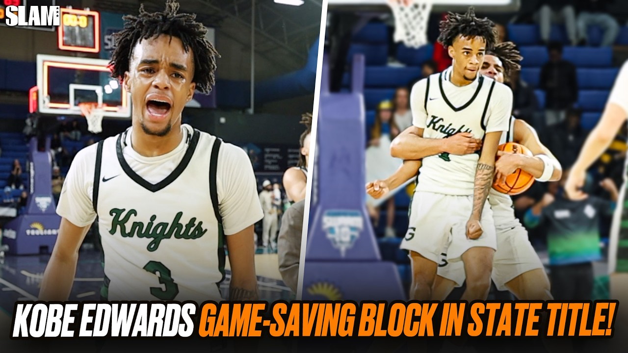 GAME-SAVING BLOCK FOR THE CHIP 🚨😱 Kobe Edwards Delivers in NC State Championship