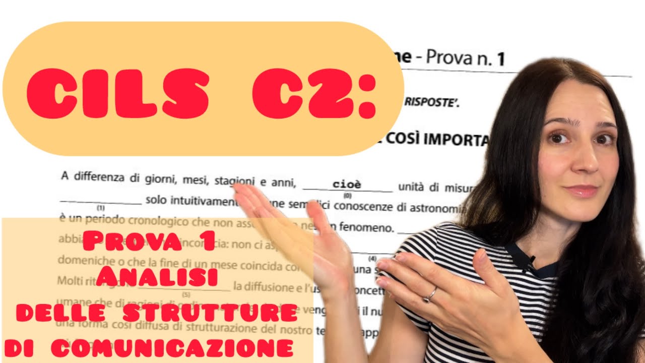 Esame CILS C2: provo a fare la Prova 1 dell&rsquo;Analisi delle strutture || Ecco, com&rsquo;&egrave; andata