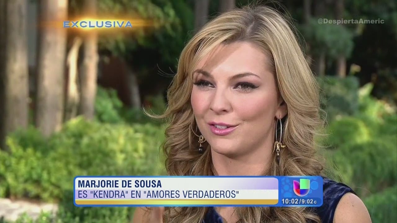 La bella Marjorie de Sousa de Amores Verdaderos en Despierta América