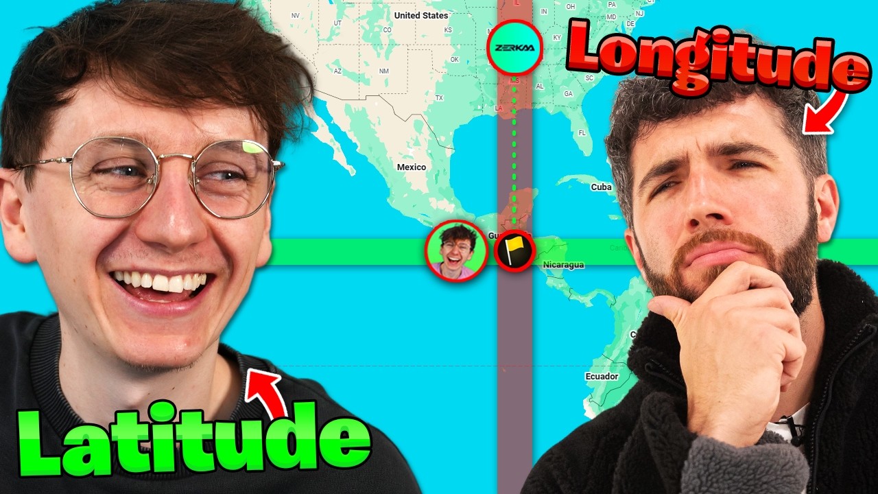 Geoguess Широта против Долготы