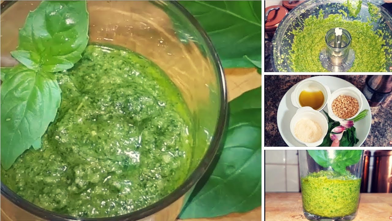 Pesto z bazylii.  #pesto #bazylia