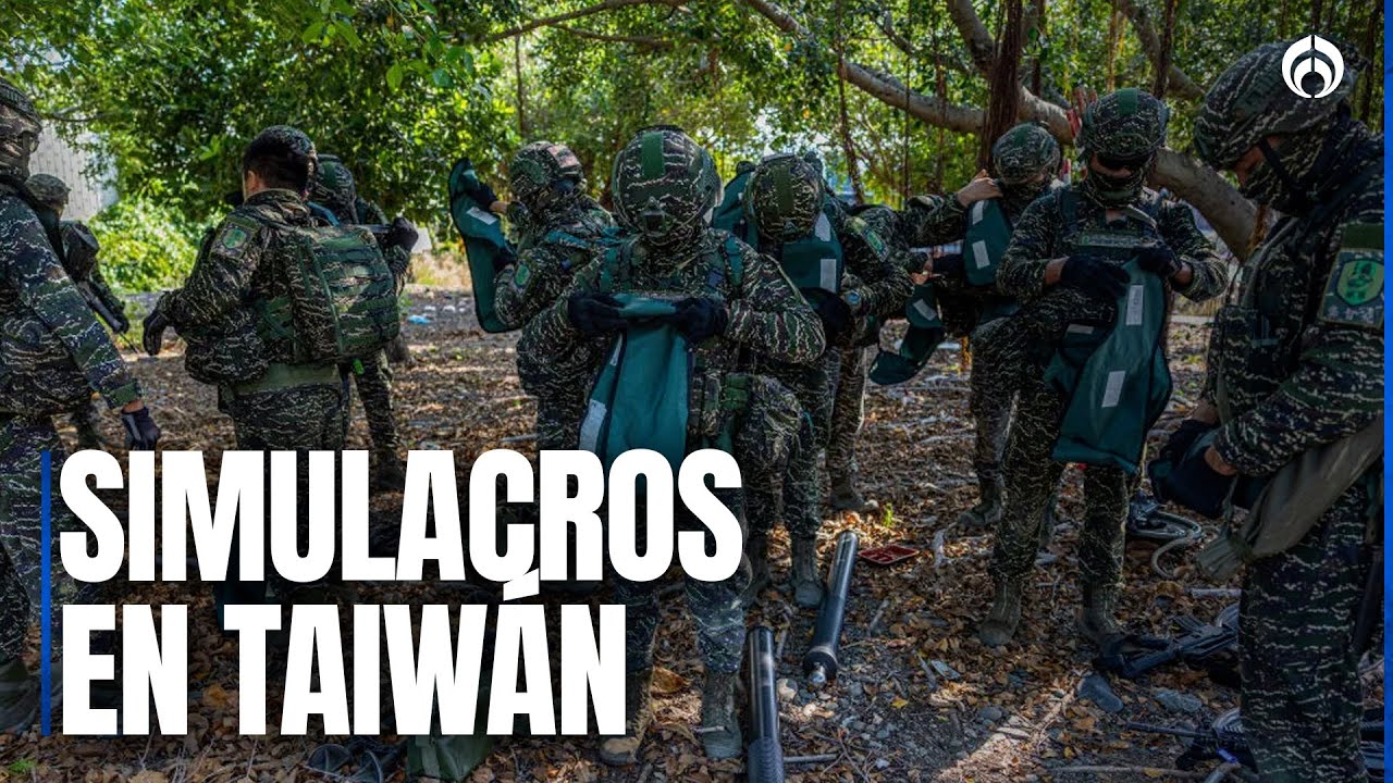 Taiwán responde a China: Simulacros militares en medio de las tensiones