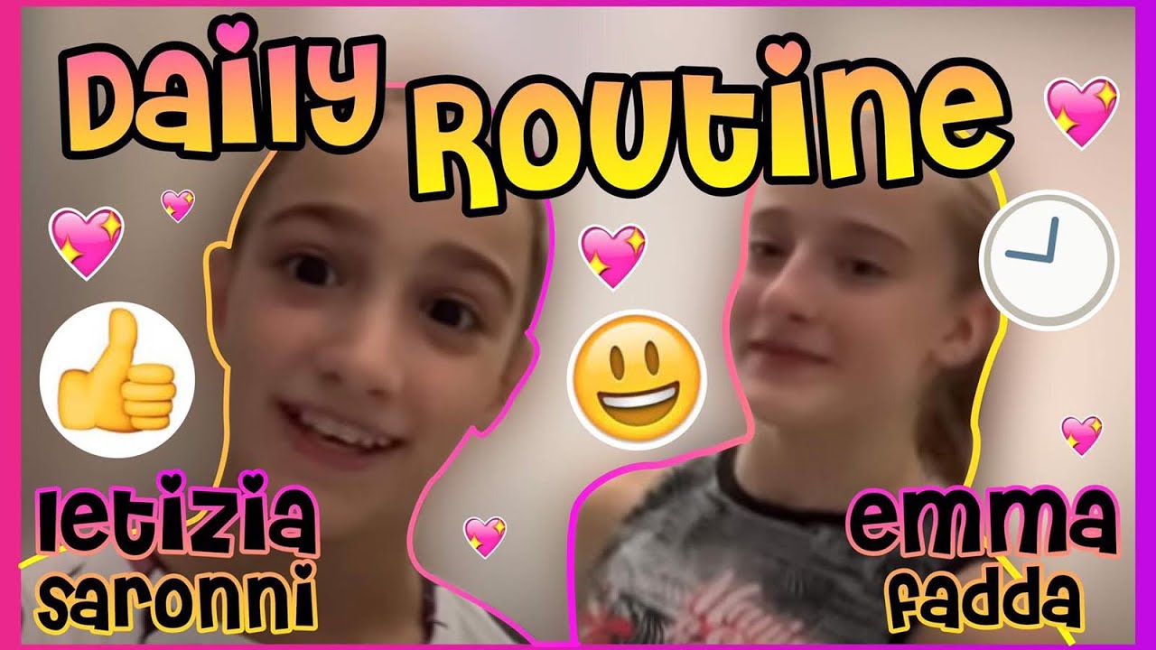Daily routine, Letizia Saronni, Emma Fadda, Le ginnaste del CSB, Ginnastica Artistica