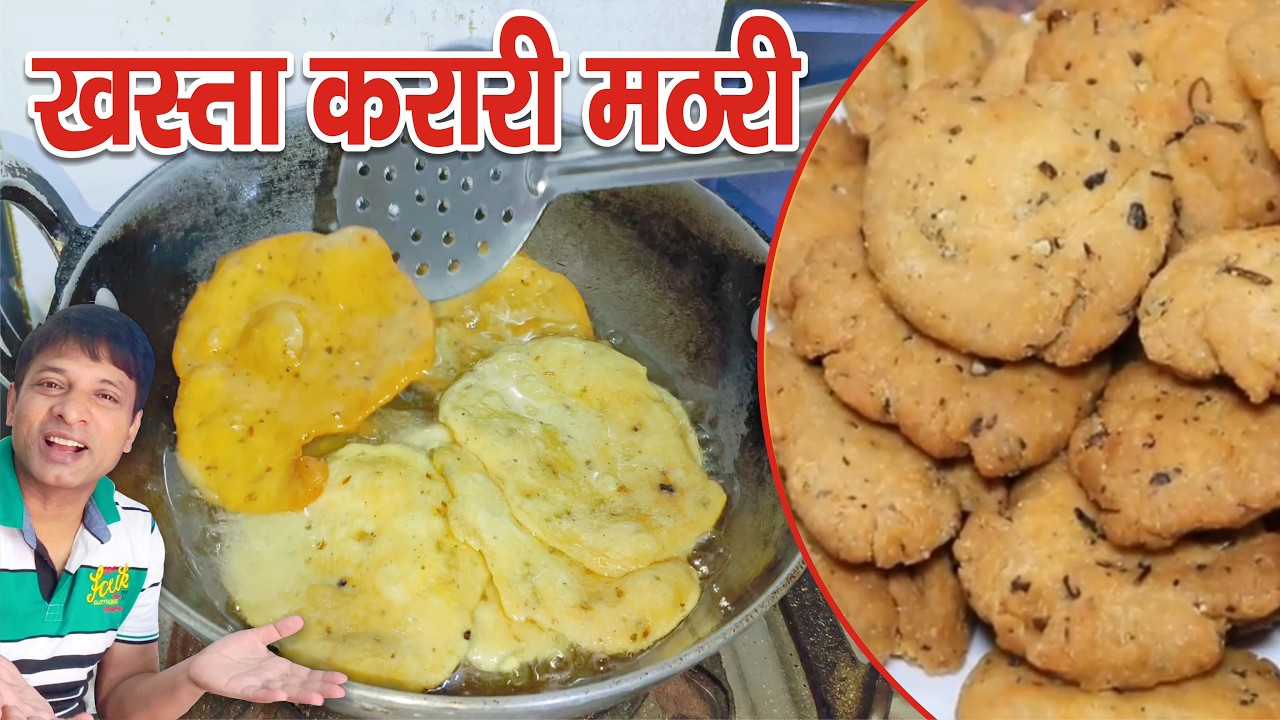 घर में खस्ता करारी मठरी कैसे बनाये | How to make crispy mathri at home | Ashoka Fun Vlog