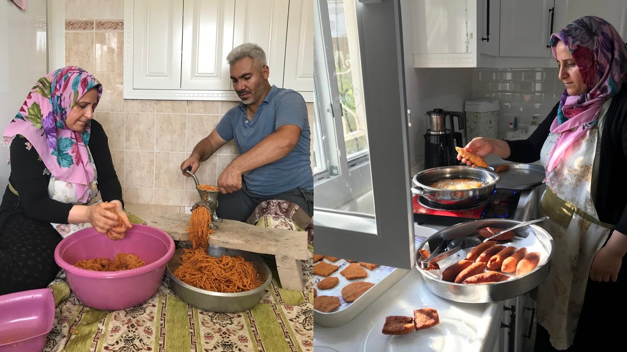 İster Haşla İstersen Kızart Hiç Çatlamayan İçli Köfte Mantı Tarifi~İnanılmaz Lezzetli Köyde Yaşam😍
