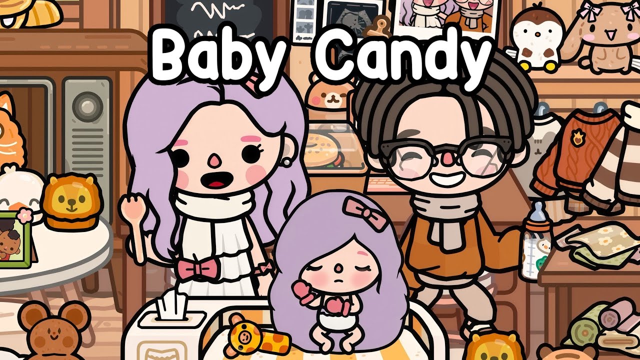 The Day Candy Was Born 👶🍭 | Candy Family | Toca Boca Life Story