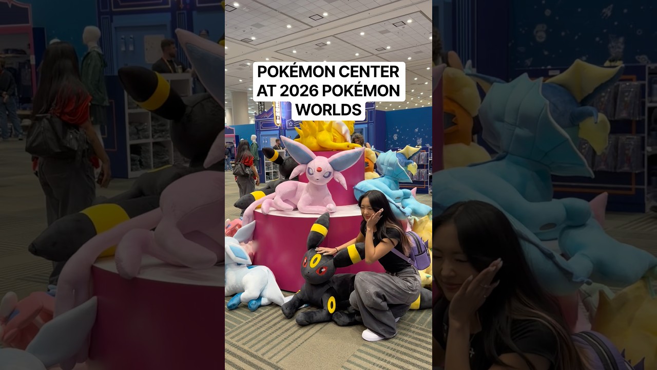 First look at the Pok&eacute;mon Center at Pok&eacute;mon Worlds!! 😍 #pokemon