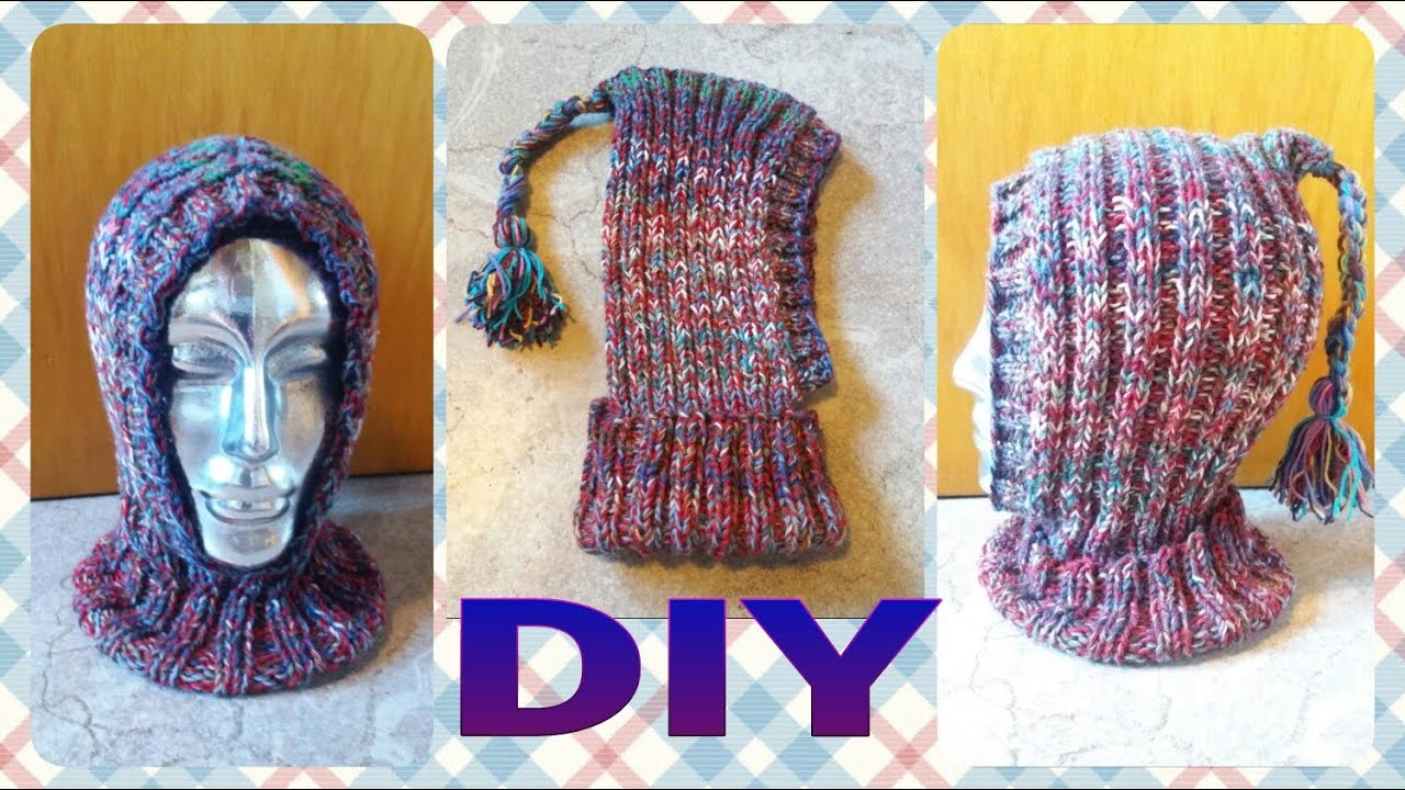 DIY • Kindermütze stricken /  Schlupfmütze / Schalmütze / Rollkragenmütze  * Julebuergerfee
