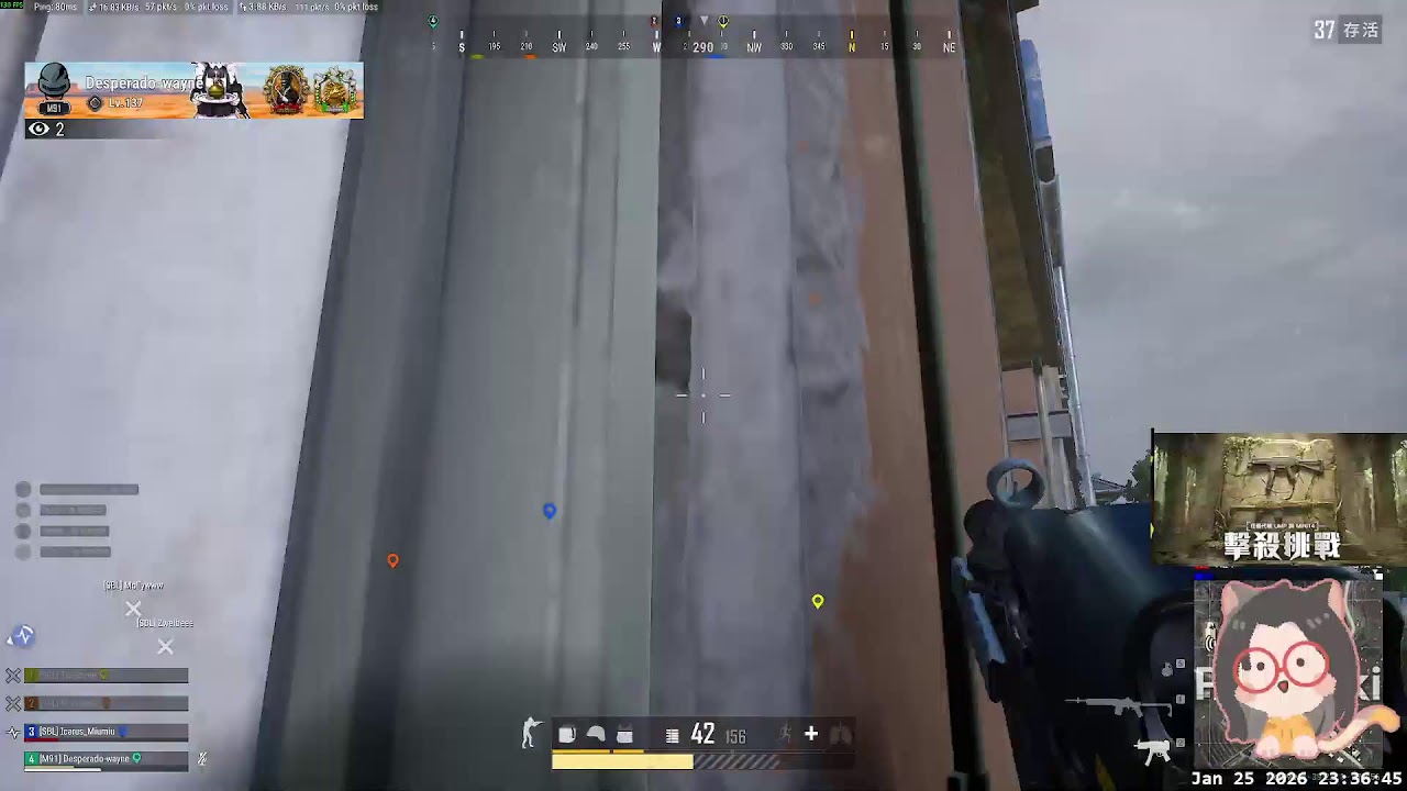 🔴打他｜PUBG｜雙平台｜莫莉｜260125 @mollywww