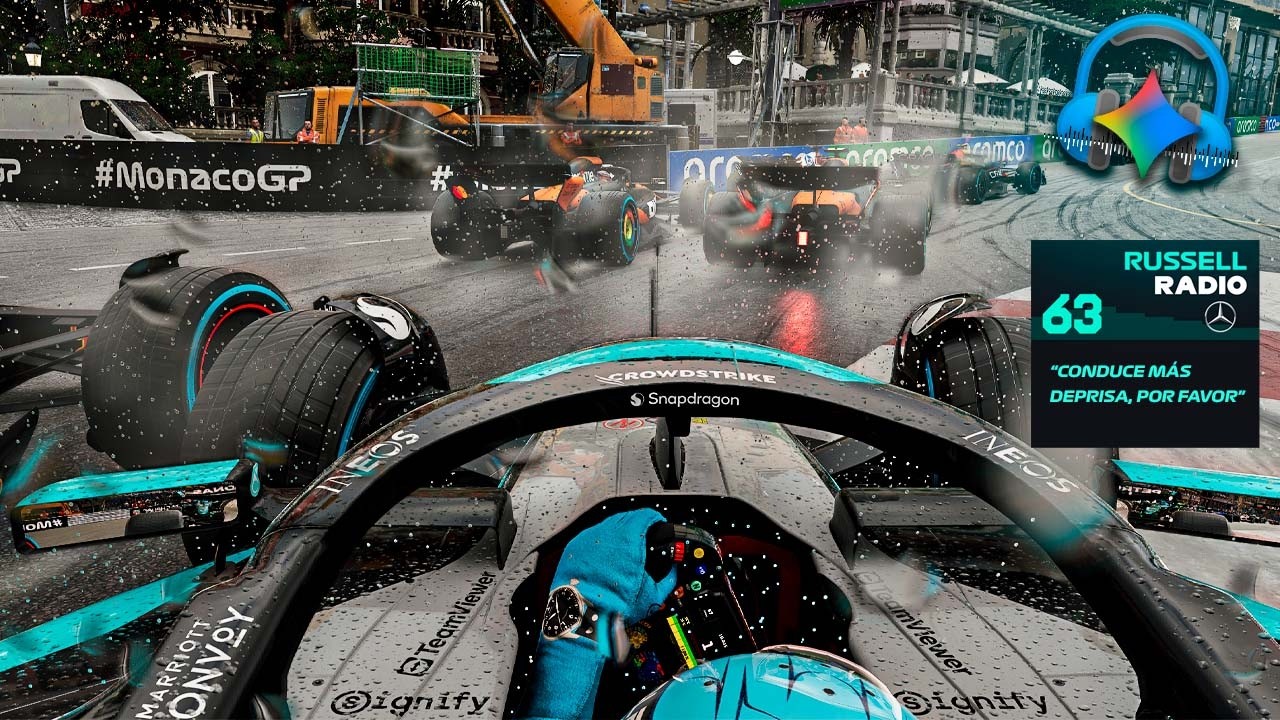 F1 25 PERO GEMINI ES MI INGENIERO DE PISTA EN MONACO